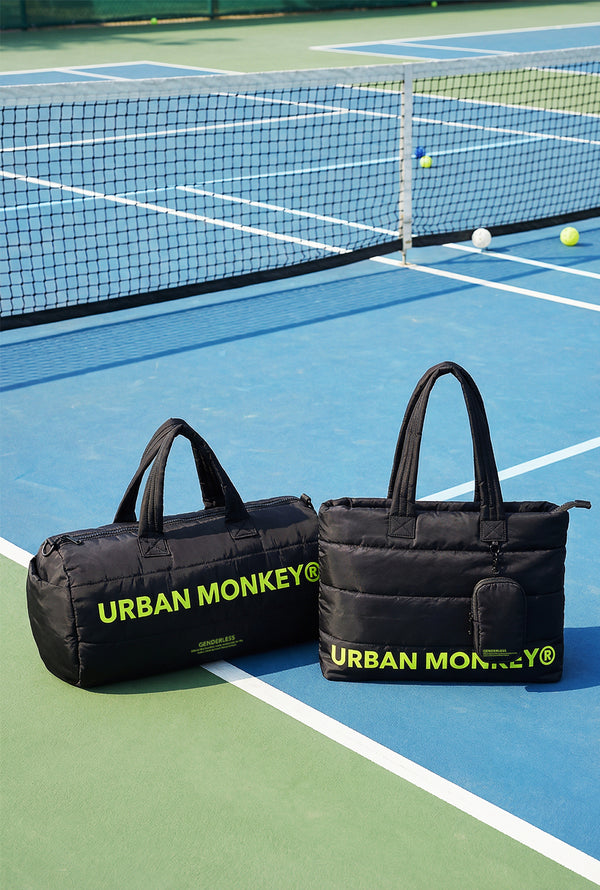 Pack of 2 Puffer bags // Neon On Black