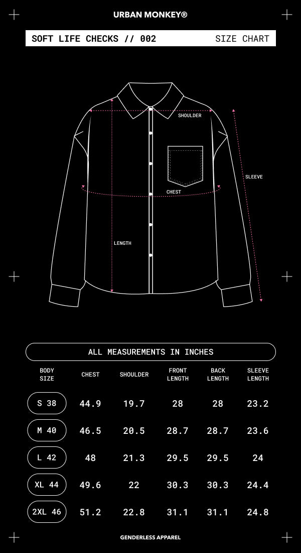 Size Chart Mobile Image