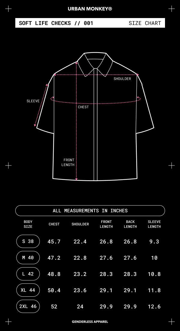 Size Chart Mobile Image