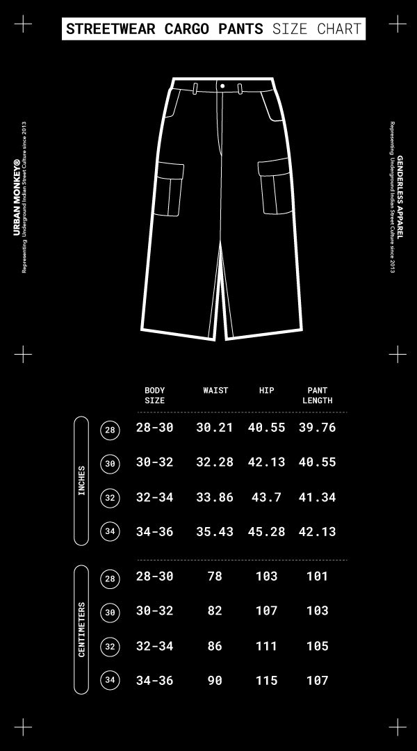 Size Chart Mobile Image