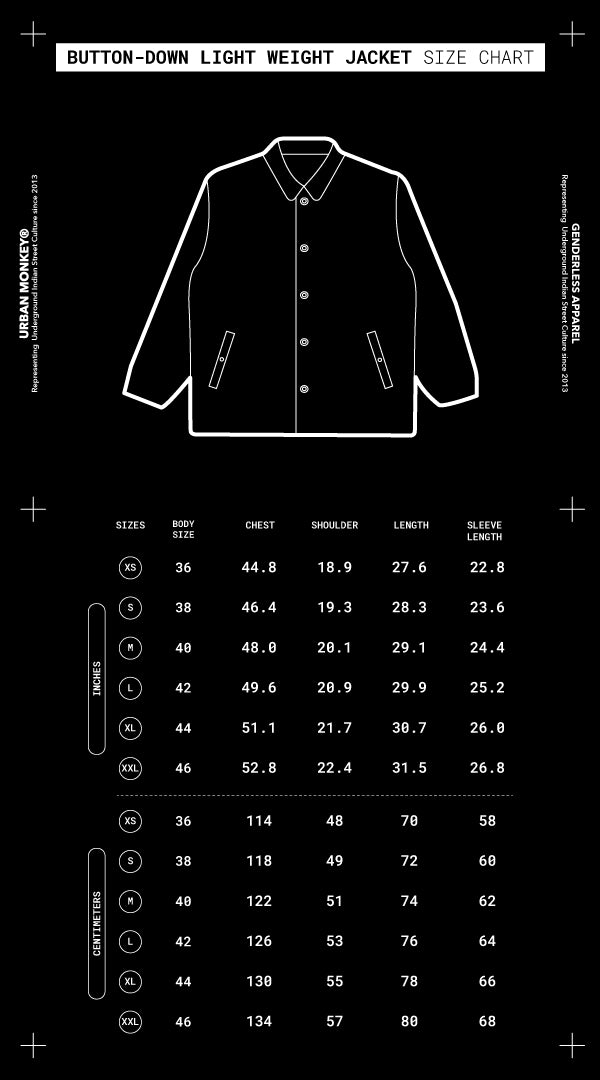 Size Chart Mobile Image