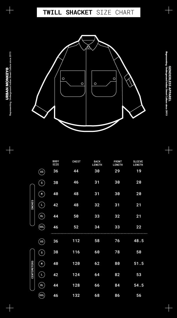 Size Chart Mobile Image