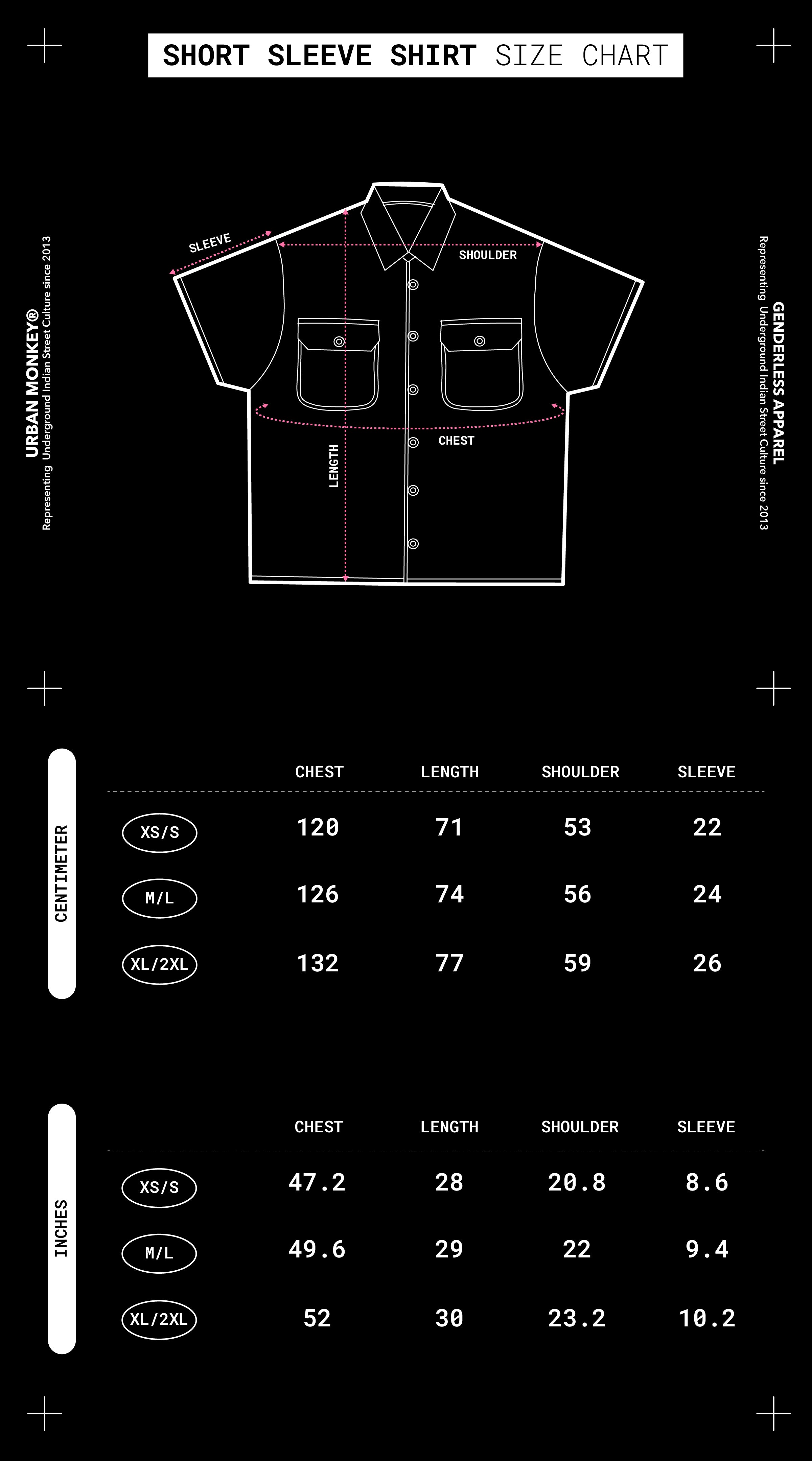 Size Chart Mobile Image