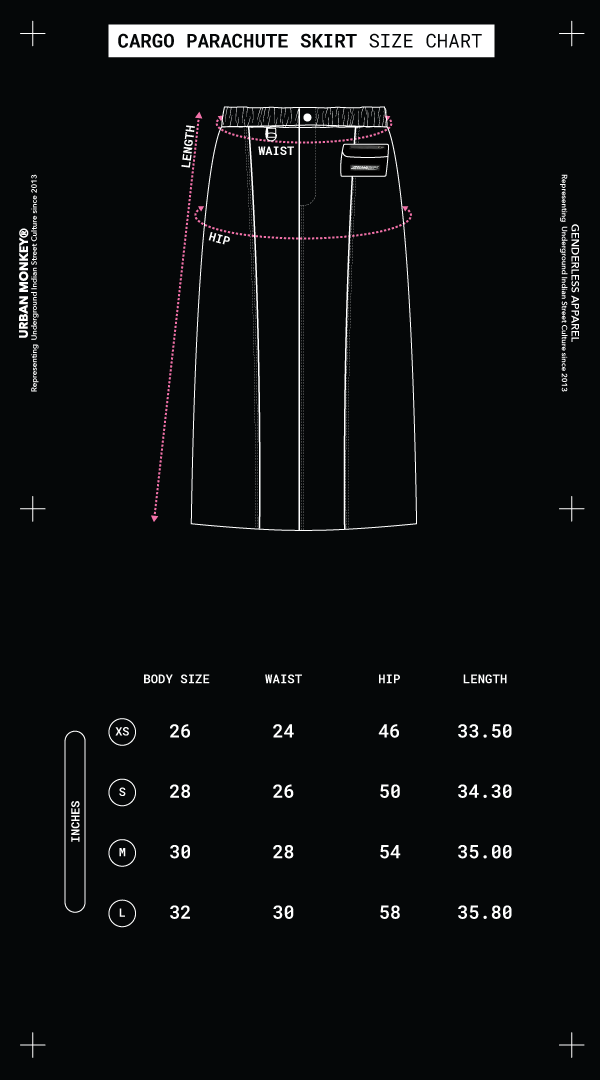 Size Chart Mobile Image