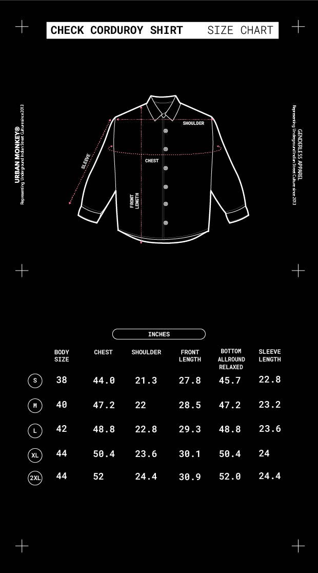 Size Chart Mobile Image