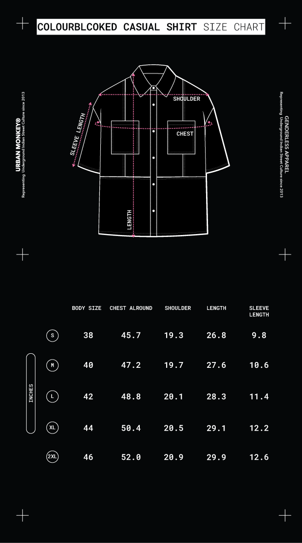 Size Chart Mobile Image