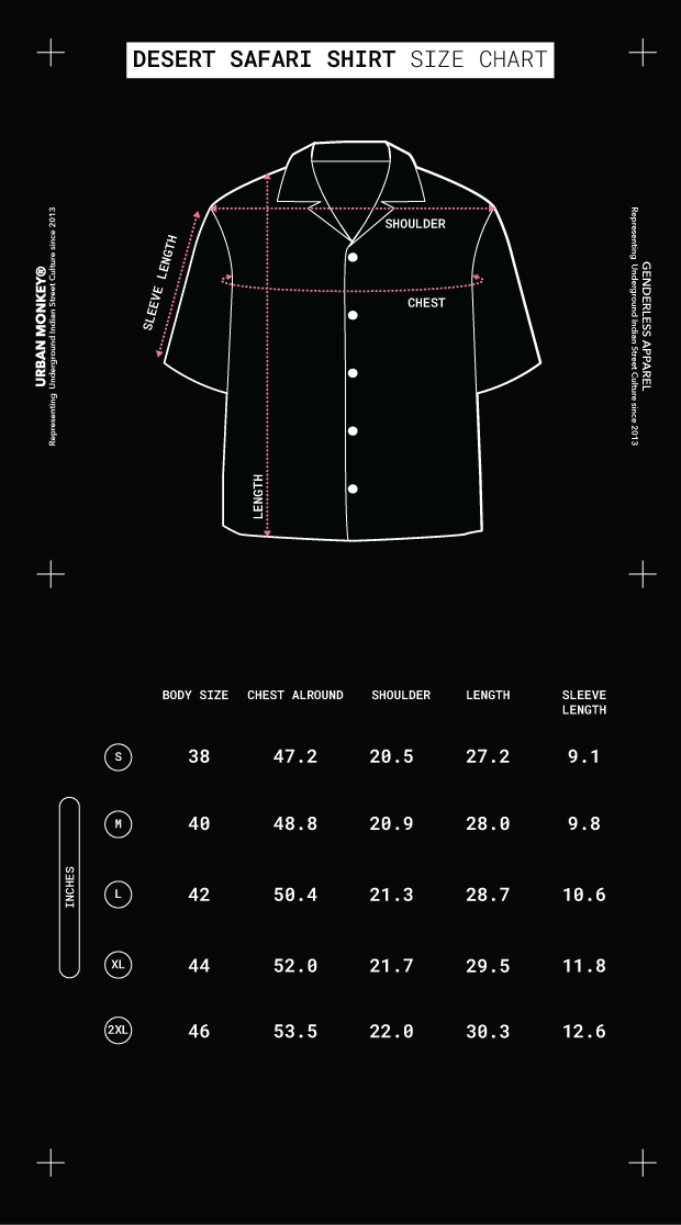 Size Chart Mobile Image
