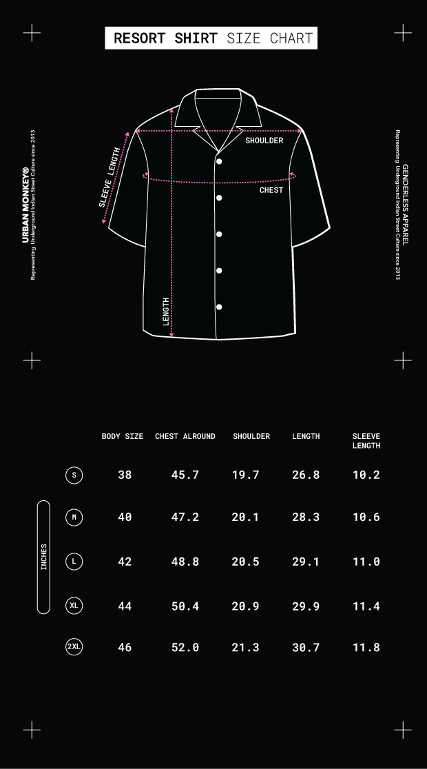 Size Chart Mobile Image