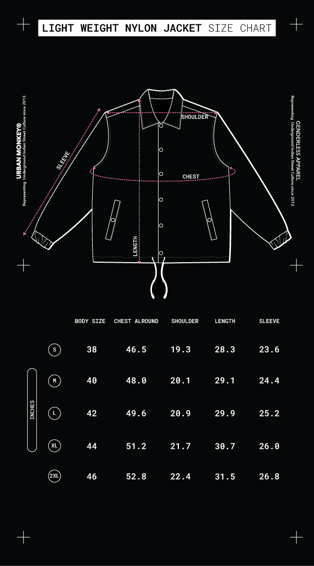 Size Chart Mobile Image