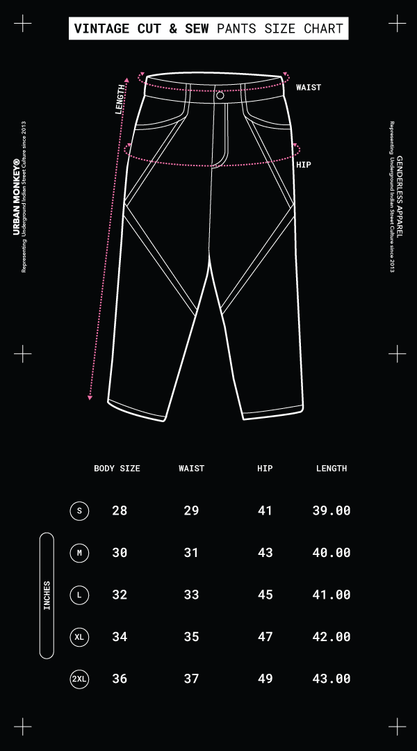 Size Chart Mobile Image