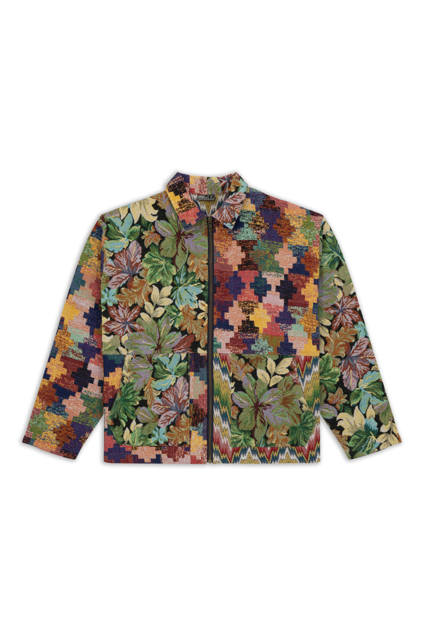 Flowers are dope // Jacquard Bomber Jacket Urban Monkey®
