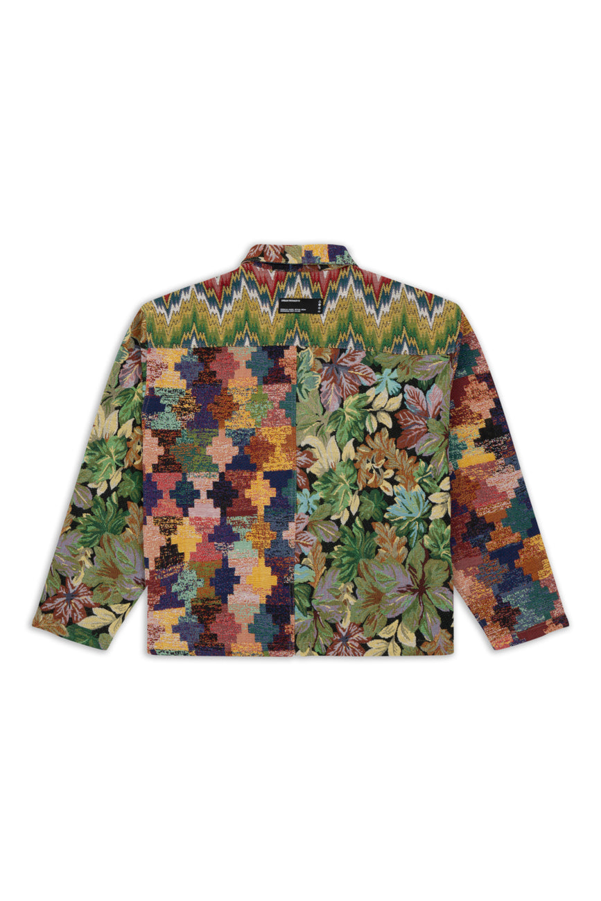 Flowers are dope // Jacquard Bomber Jacket Urban Monkey®