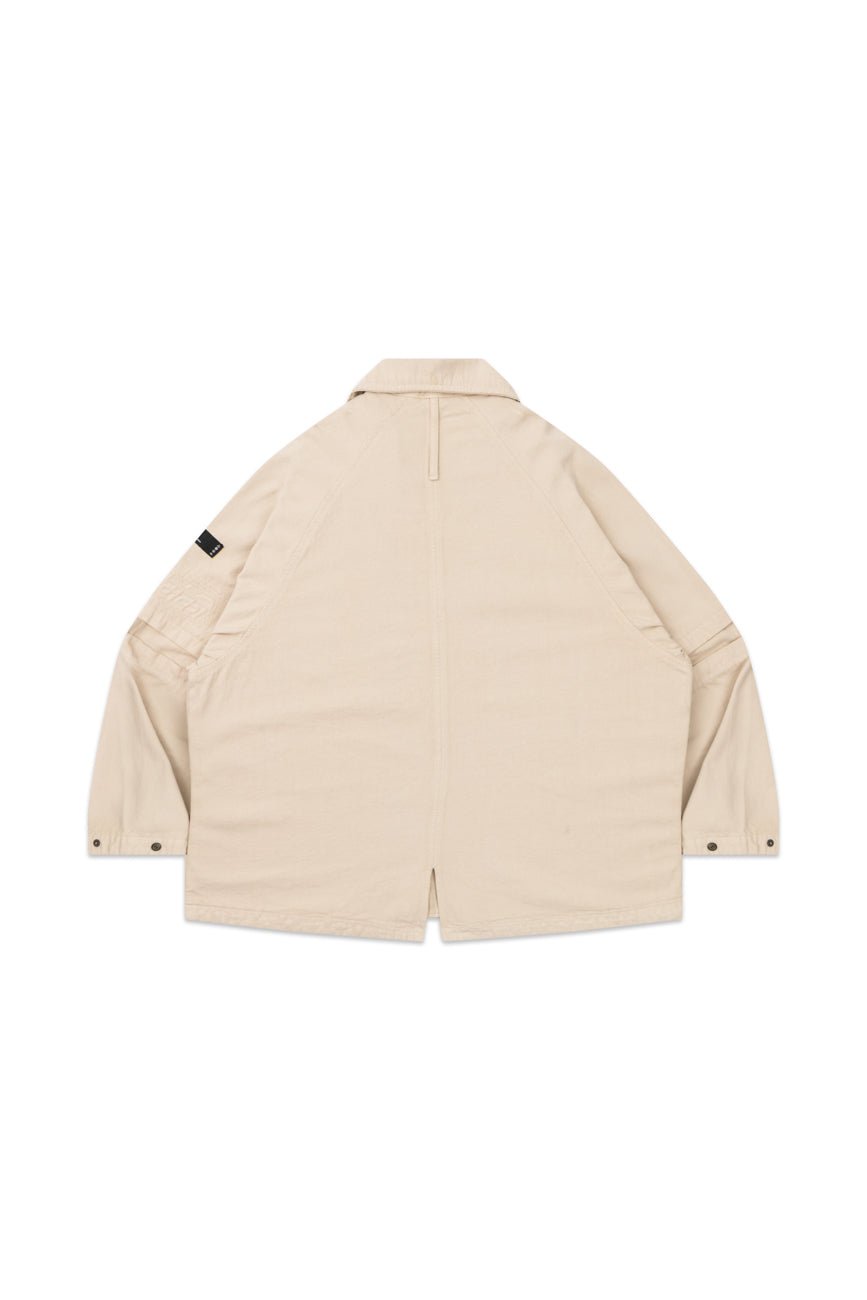 Hobo Shacket // Off - white - Urban Monkey® - UM23A_SH_004B_XS/S