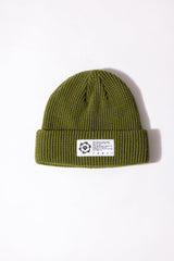 Cuffed Beanie // Olive Green - Urban Monkey® - UM23SMB036_AGRN