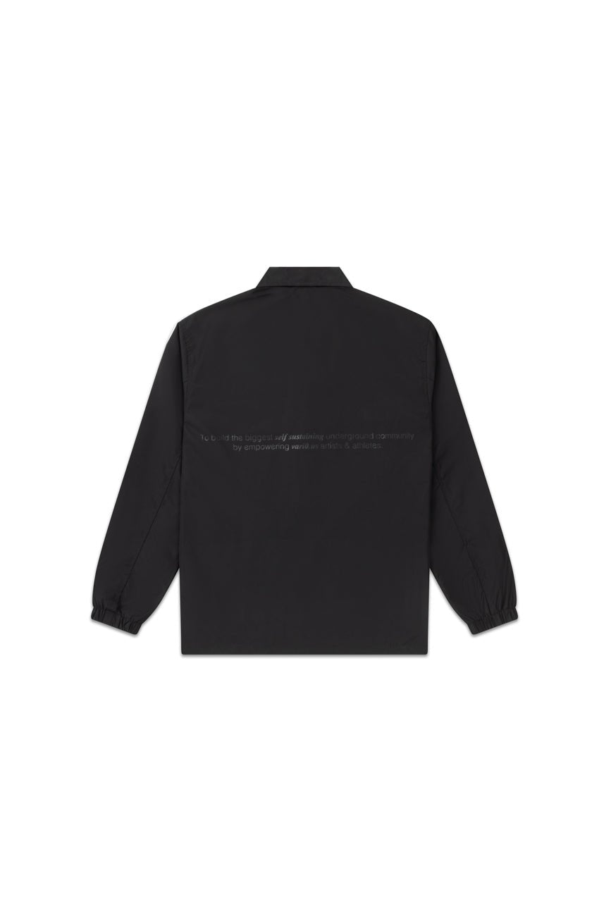 Button Down Lightweight Jacket // Black - Urban Monkey® - UM23A_SH_005_XS