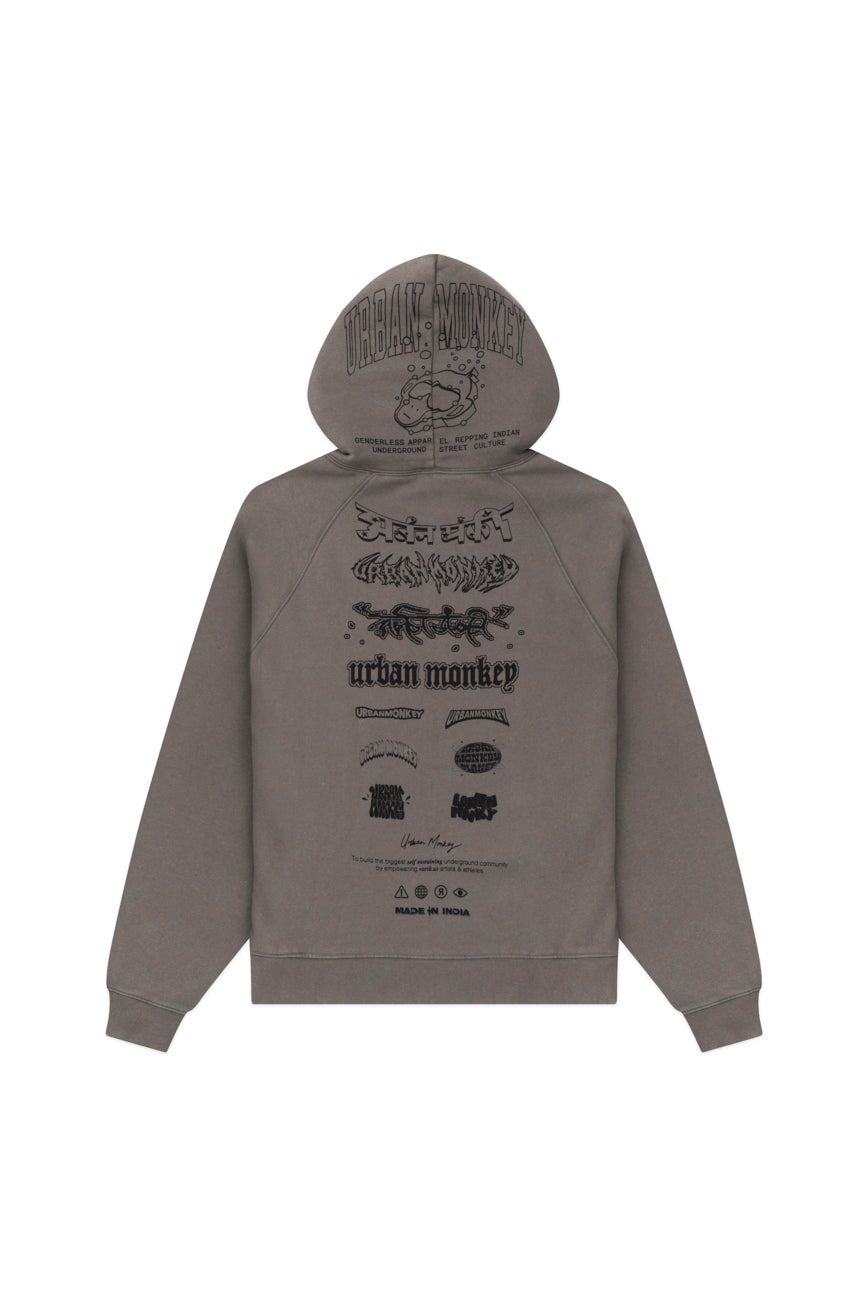 Legacy Hoodie // 002 - Urban Monkey® - UM23A_HS_W002A_XS