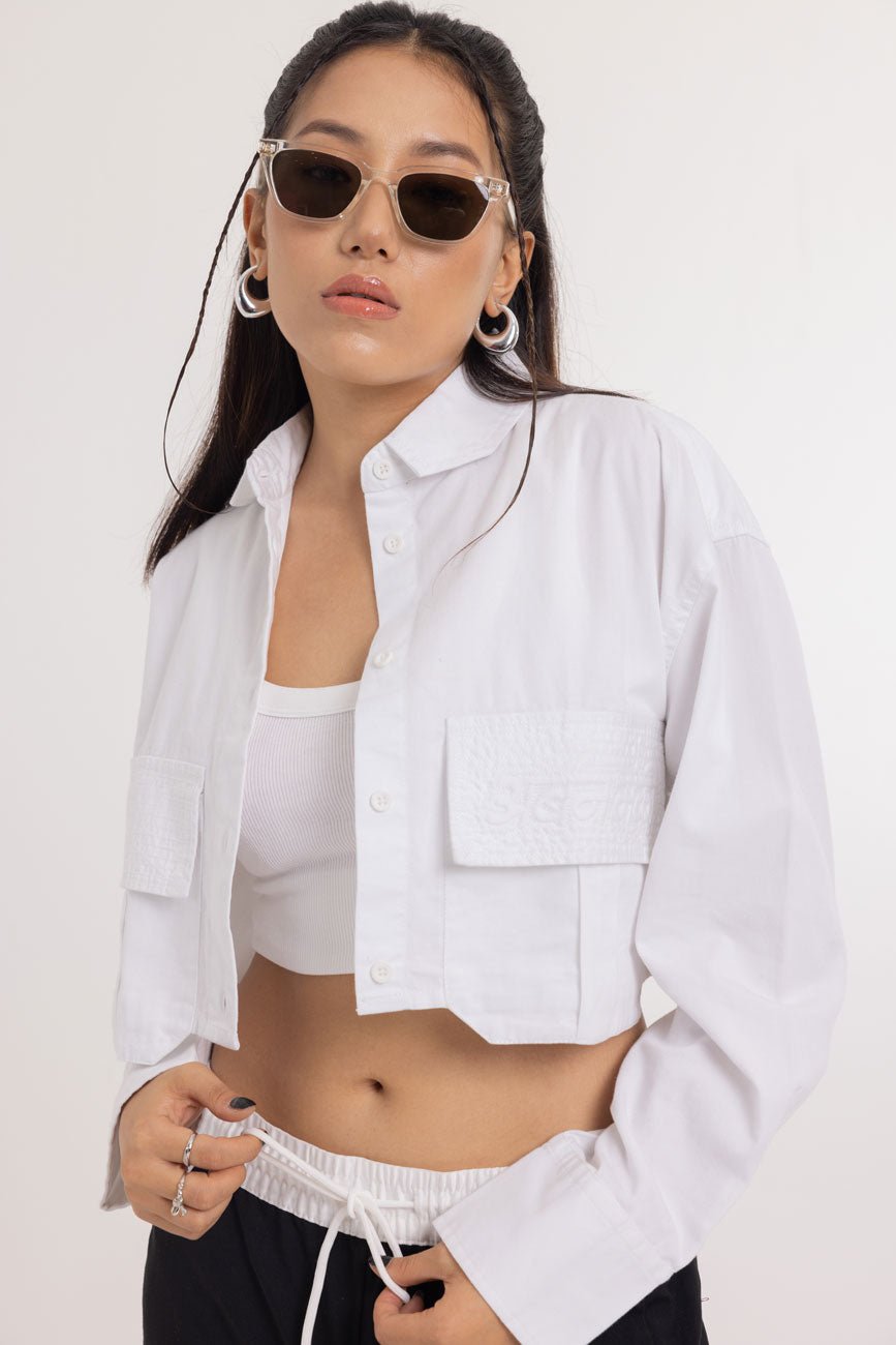 Family Business // CROPPED SHIRT - Urban Monkey® - SH_WH_006_S