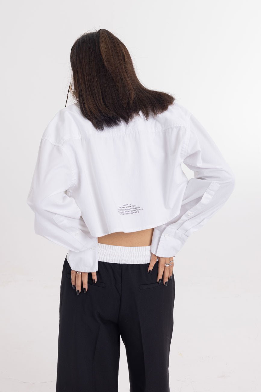 Family Business // CROPPED SHIRT - Urban Monkey® - SH_WH_006_S