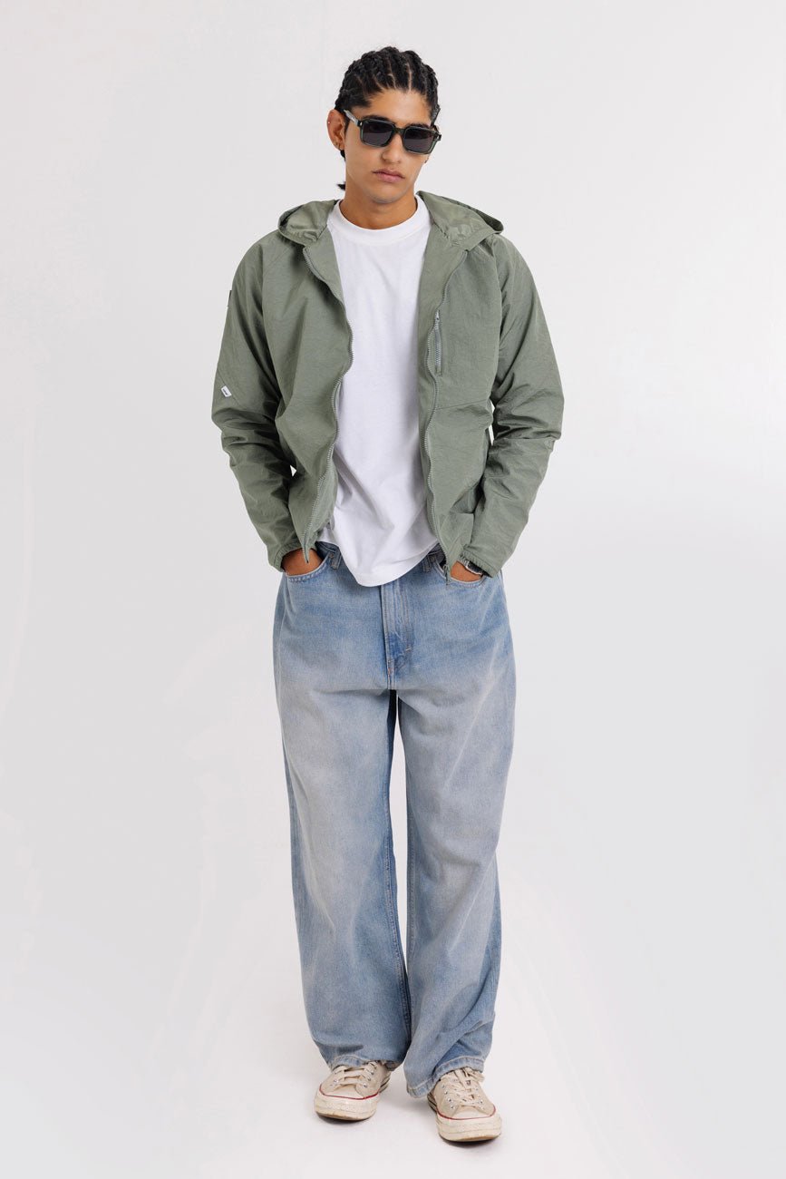 Forrest Gump // Lightweight Nylon Jacket - Urban Monkey® - UM23_JK_W008_GN_S