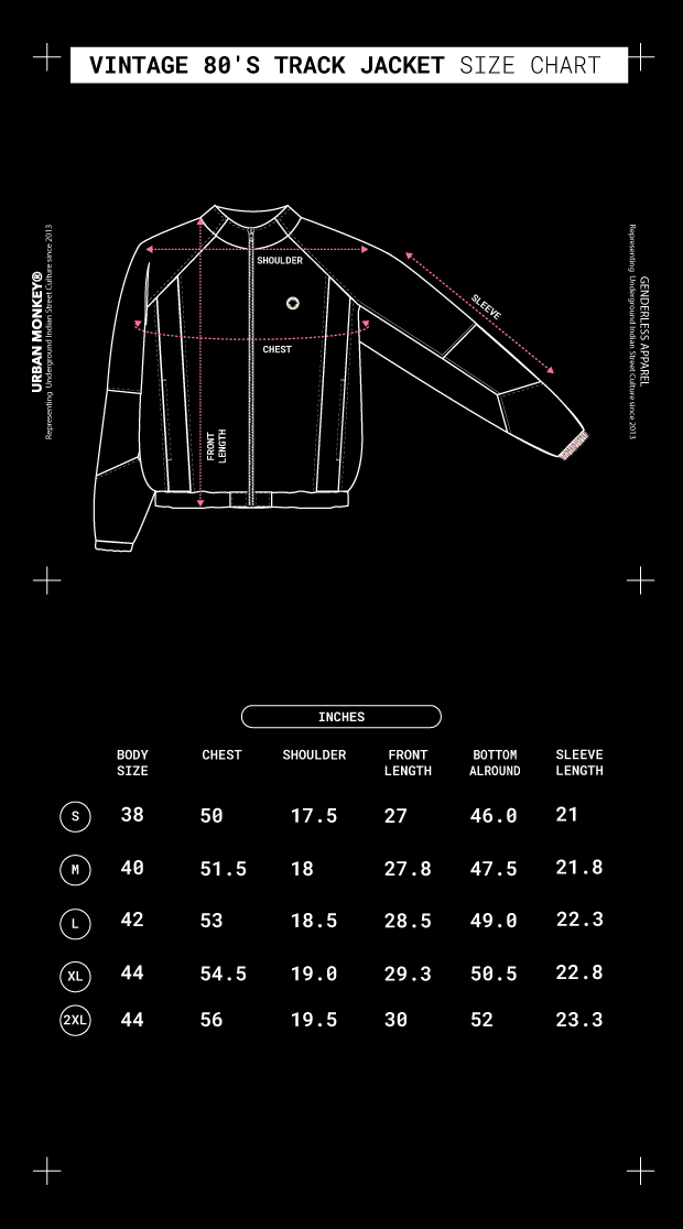 Size Chart Mobile Image