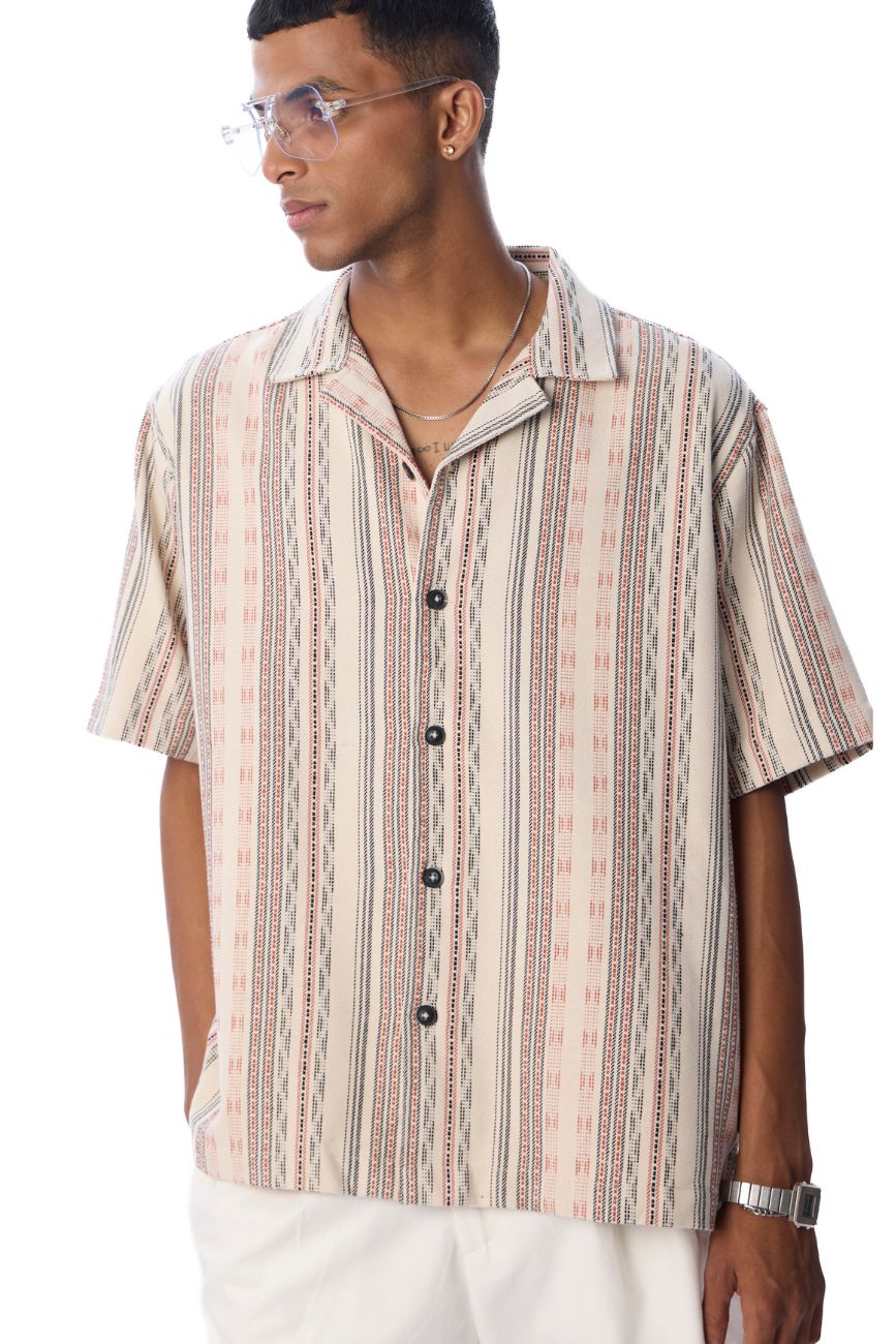 Retro Stripe Resort Shirt Urban Monkey®