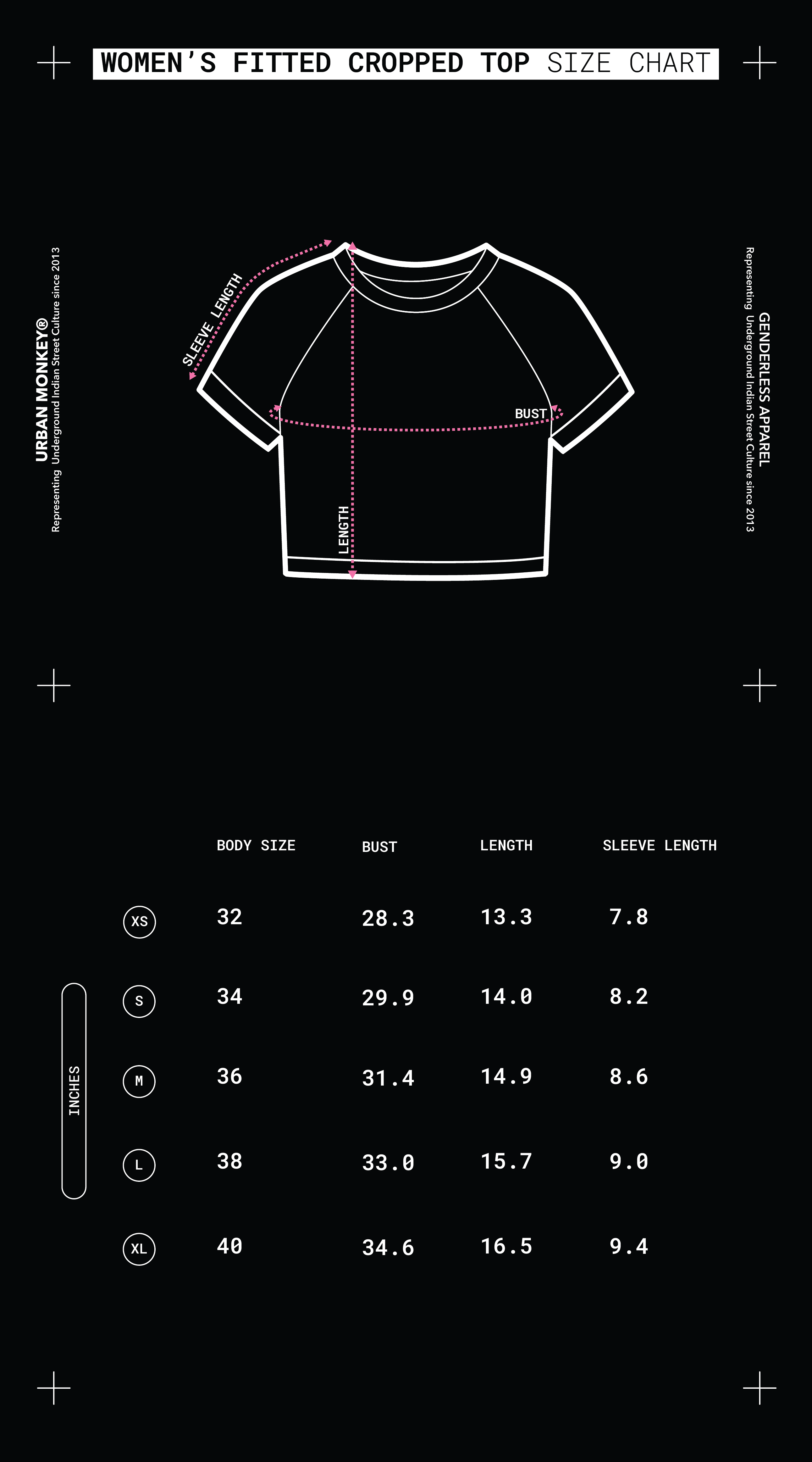 Size Chart Mobile Image