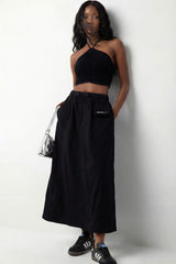 Cargo Parachute Skirt // Black Urban Monkey®