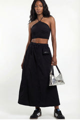 Cargo Parachute Skirt // Black Urban Monkey®