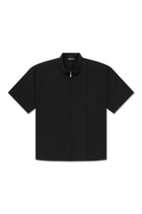 Zip Up Shirt // Black