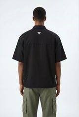 Zip Up Shirt // Black