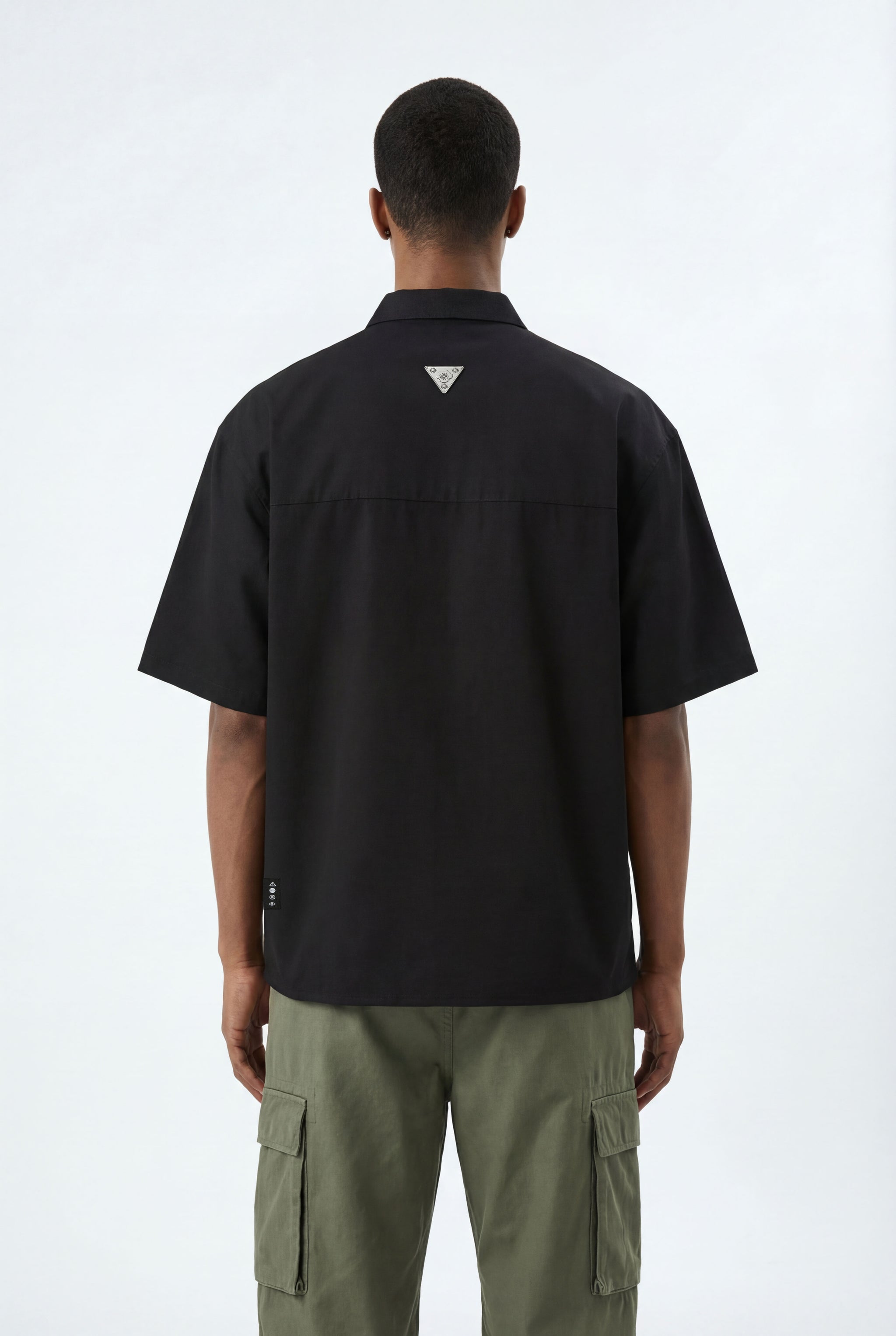 Zip Up Shirt // Black