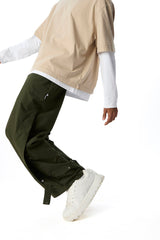 Adjustable Cargo Pants // Green - Urban Monkey® - UM25_CRG04_GRN_S/28