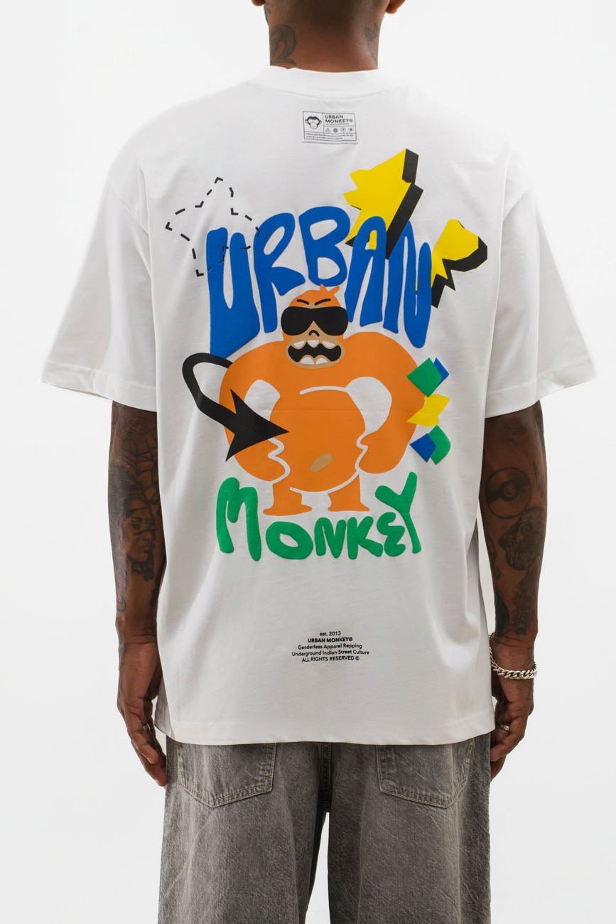 Anti - Monkey // White - Urban Monkey® - UM23_BFA_S005/A_XS