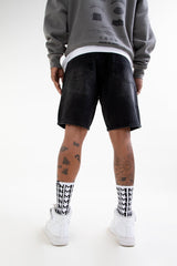 Denim Shorts // Washed Charcoal - Urban Monkey® - UM24A_DE_009_S