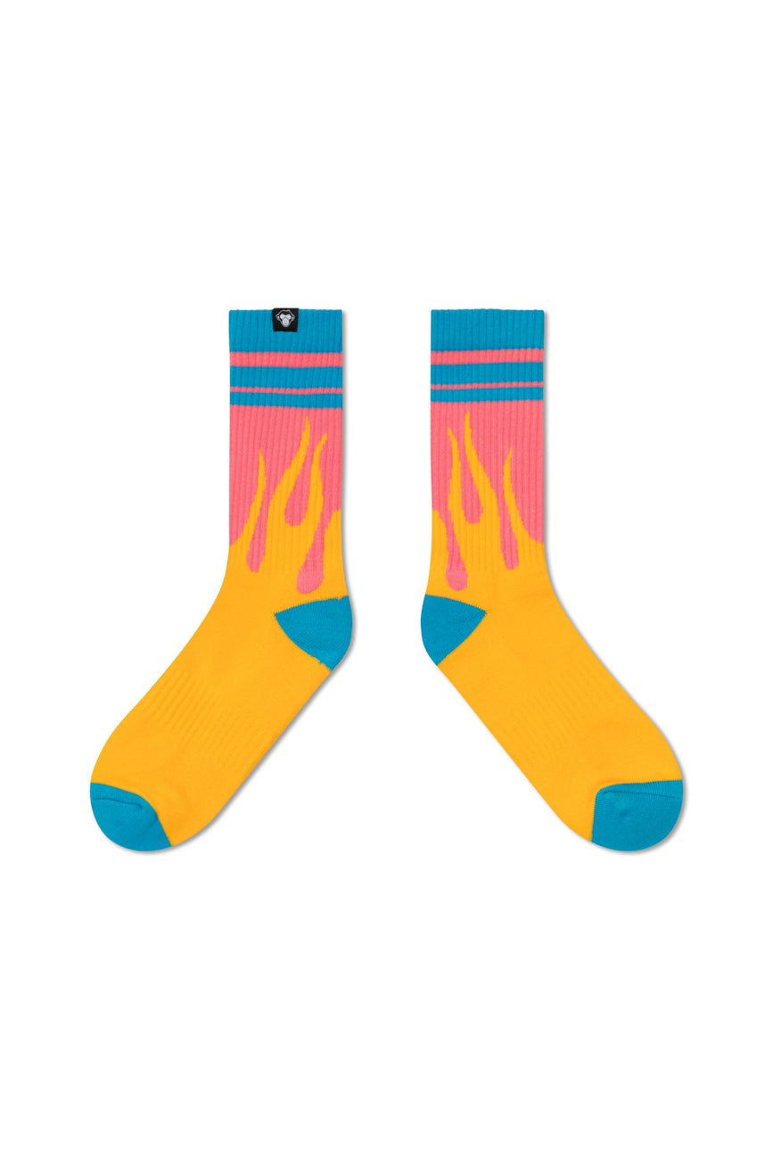 2 Pairs // Blaze + Striker socks - Urban Monkey® - UMSK002FL_BLPK_S