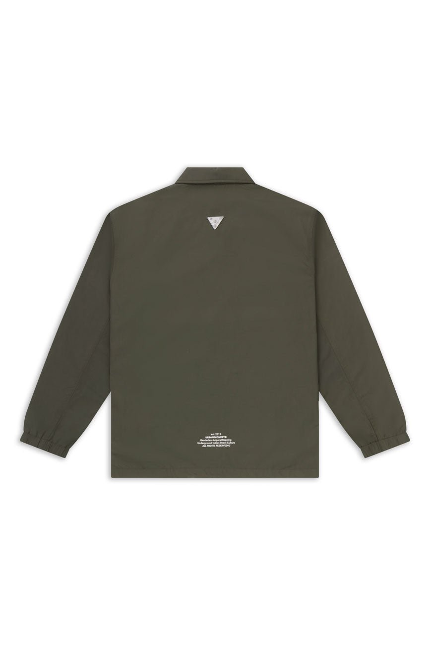 Button Down Lightweight Jacket // Olive Green - Urban Monkey® - UM24A_CORE_JK3_S