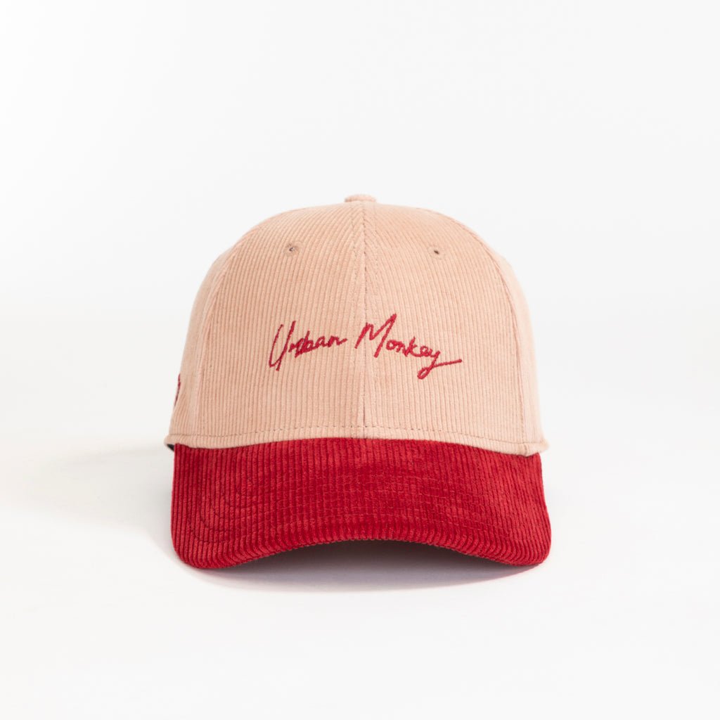 Cargo Corduroy // Blush Red - Urban Monkey® - UM23BC130_DPNK