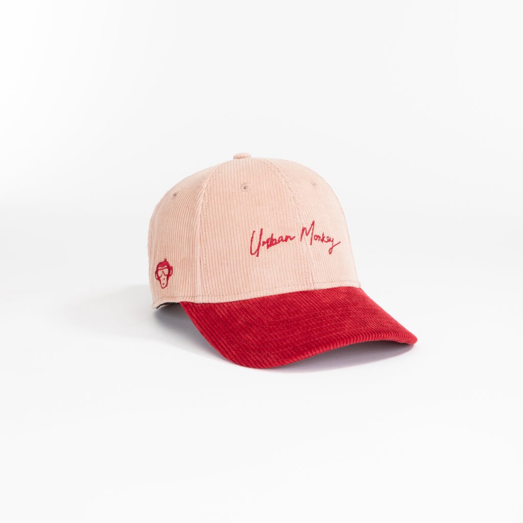 Cargo Corduroy // Blush Red - Urban Monkey® - UM23BC130_DPNK