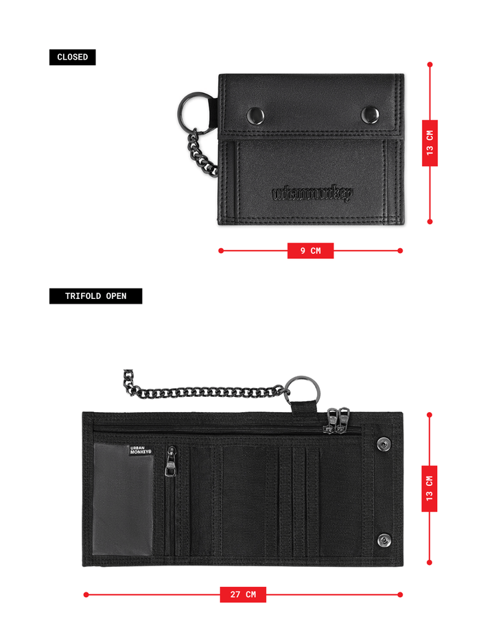 Chain Wallet // 001 - Urban Monkey® - UM24_RX_TRIW_001