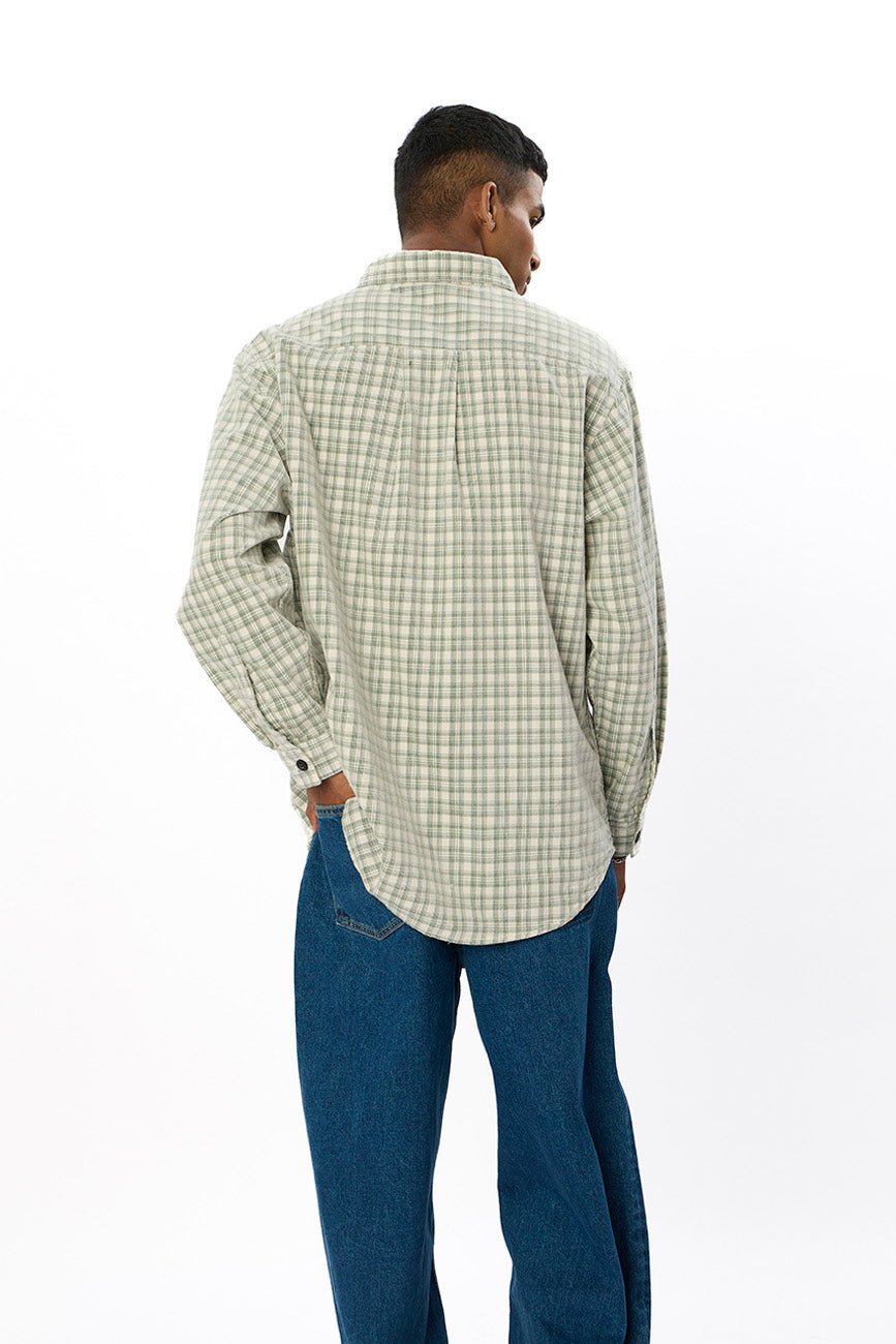 Check Corduroy Shirt 008 // regular fit - Urban Monkey® - UM24_SH_001J_S