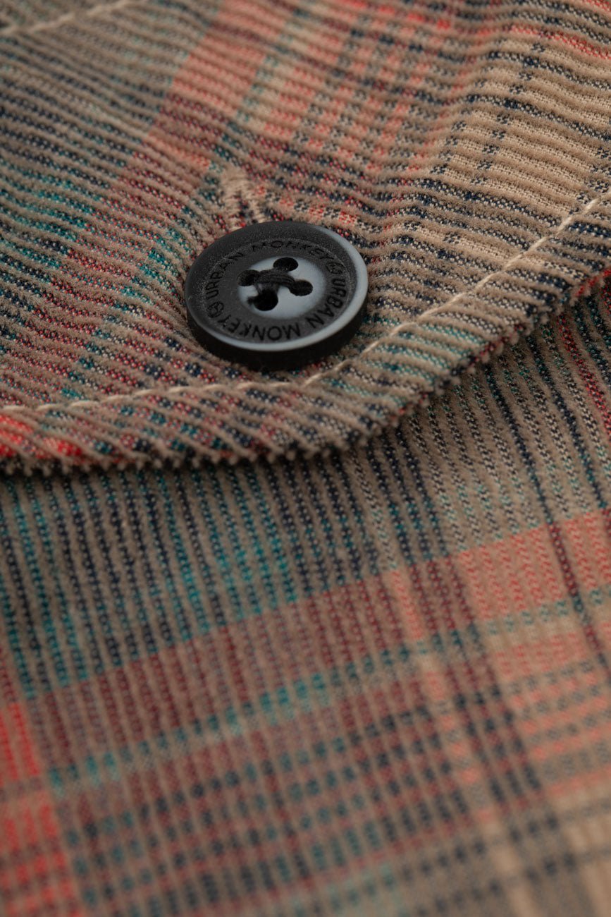 Check Corduroy Shirt 009 // regular fit - Urban Monkey® - UM24_SH_001I_S