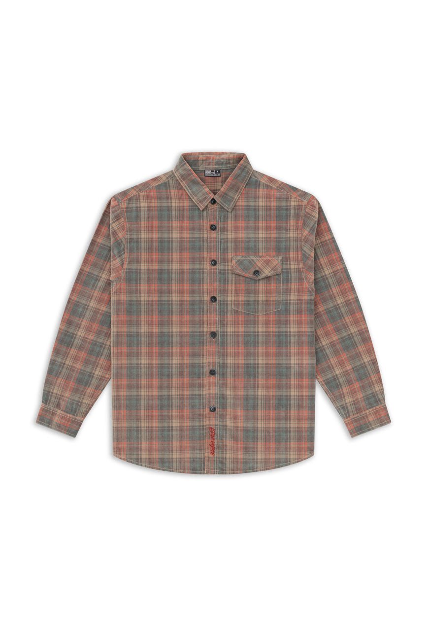 Check Corduroy Shirt 009 // regular fit
