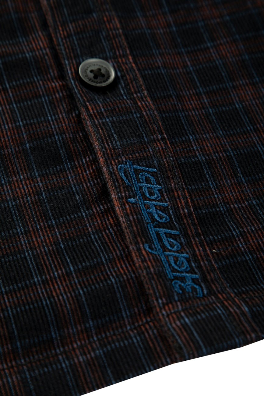 Check Corduroy Shirt 001 // oversized - Urban Monkey® - UM23A_SH_001D_XS/S
