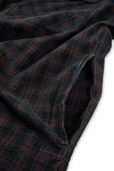 Check Corduroy Shirt 001 // oversized - Urban Monkey® - UM23A_SH_001D_XS/S