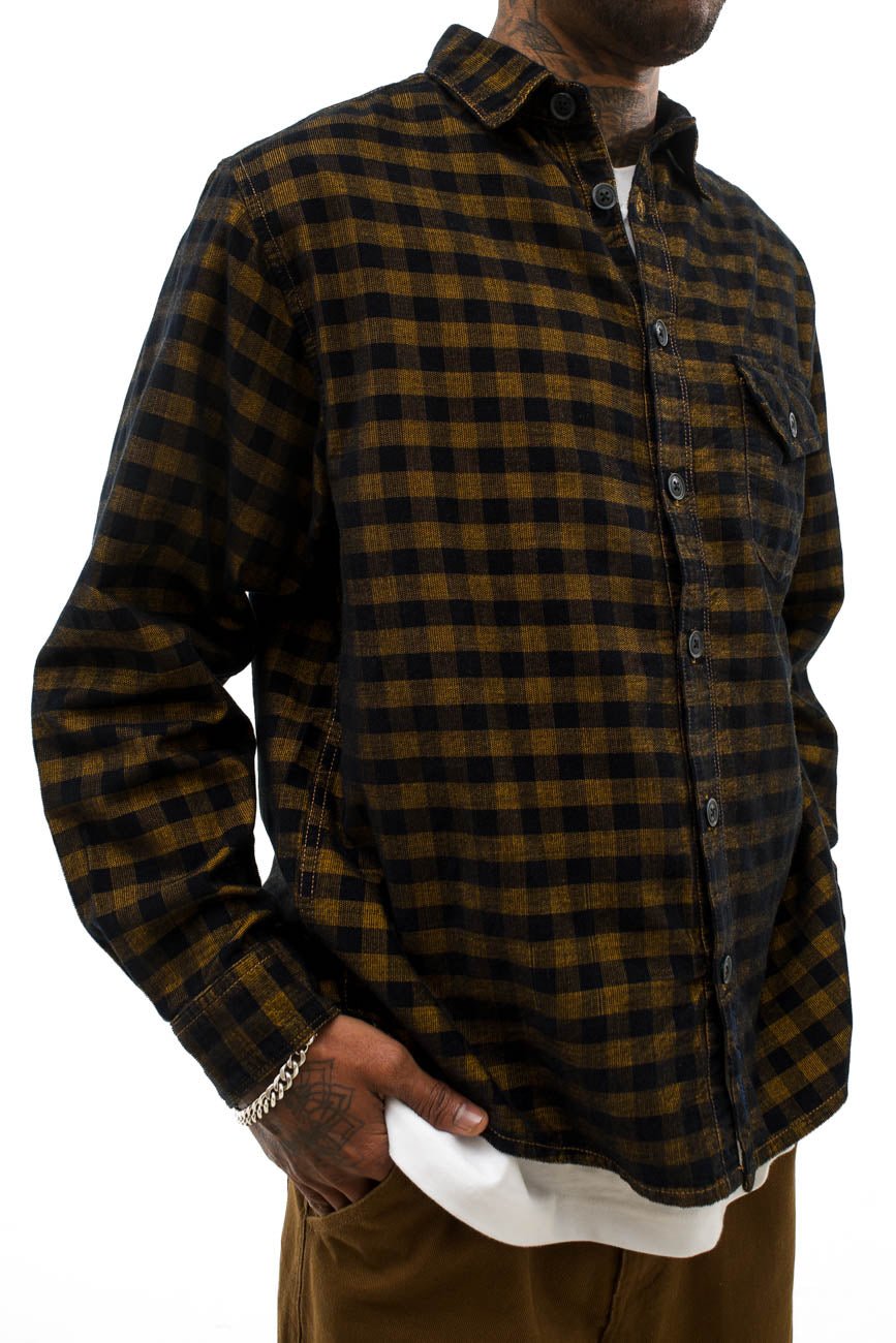 Check Corduroy Shirt 003 // regular fit - Urban Monkey® - UM23A_SH_001E_S