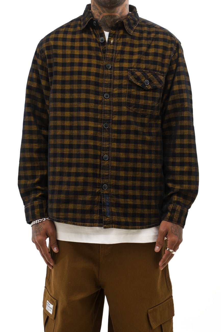 Check Corduroy Shirt 003 // regular fit - Urban Monkey® - UM23A_SH_001E_S