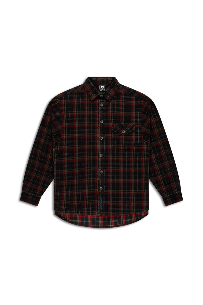 Check Corduroy Shirt 001 // regular fit - Urban Monkey® - UM23A_SH_001A_S