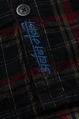 Check Corduroy Shirt 001 // regular fit - Urban Monkey® - UM23A_SH_001A_S