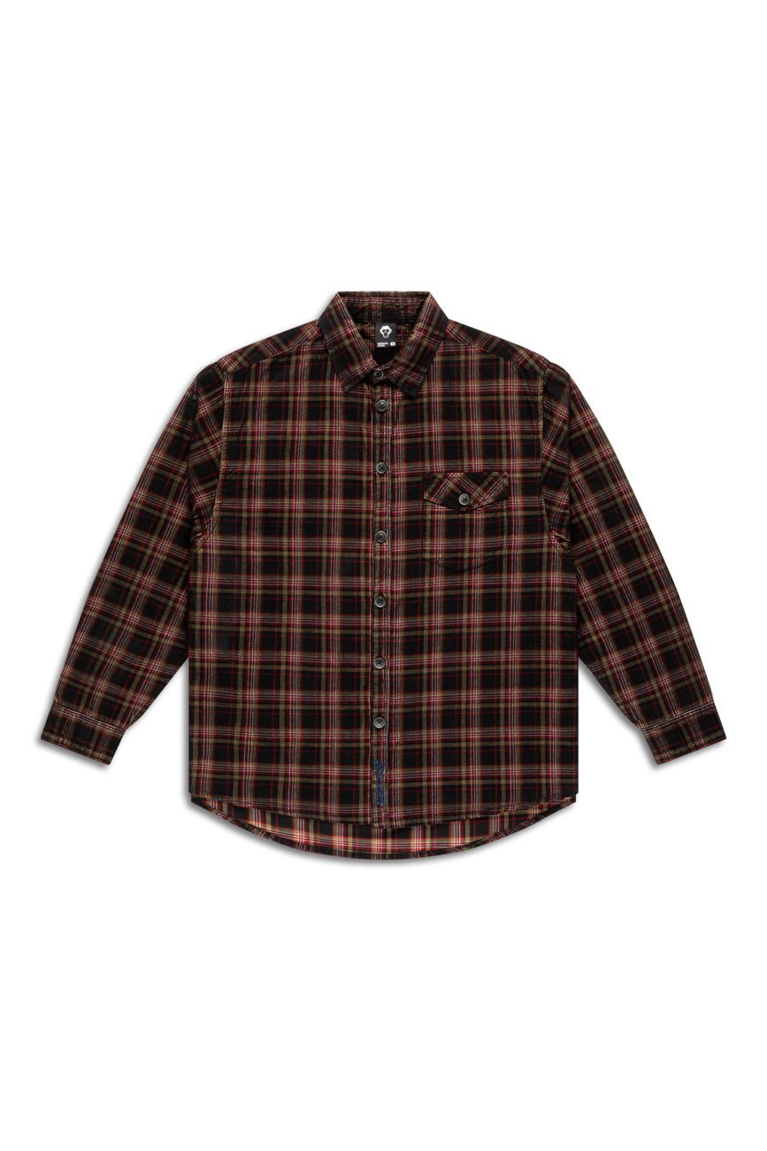 Check Corduroy Shirt 002 // regular fit - Urban Monkey® - UM23A_SH_001C_S