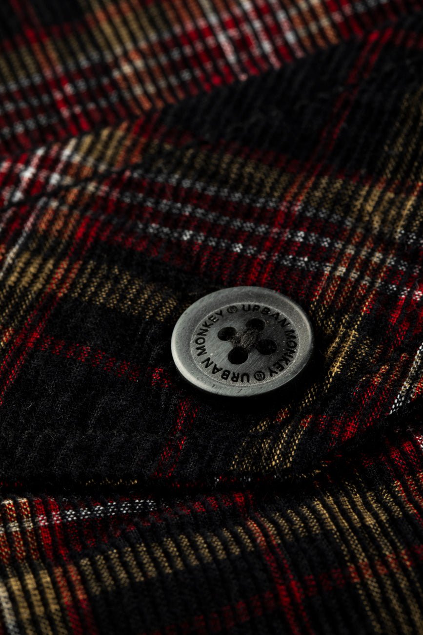 Check Corduroy Shirt 002 // regular fit - Urban Monkey® - UM23A_SH_001C_S